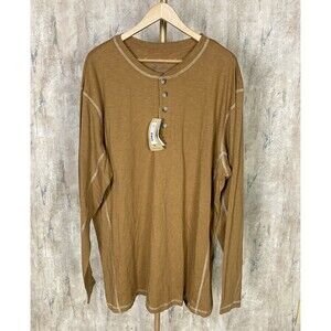 Legendary Whitetails Maverick Slub Henley T Shirt Barley NWT